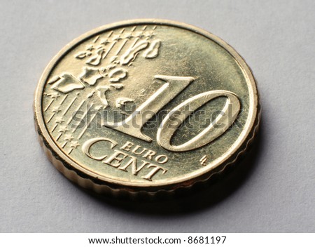 Euro+10+cent+coin