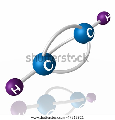 Acetylene Molecule