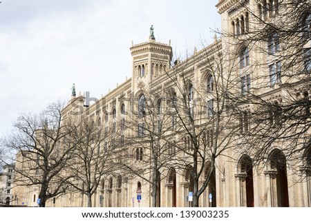 Government building of Upper Bavaria