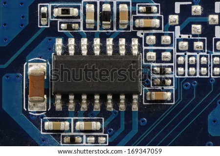 Integrated circuit on the graphic board of a computer