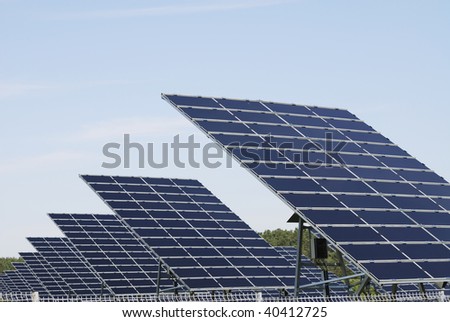 Alternative energy with a field of solar panel field