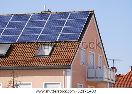 Alternative energy at a residential house