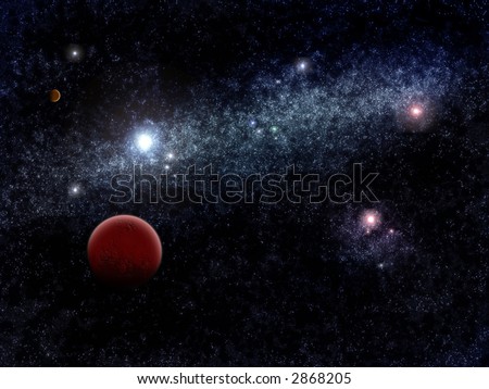 Images Of Stars And Planets. angle view of a stunning