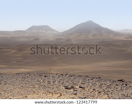 the Libyan Desert in Egypt