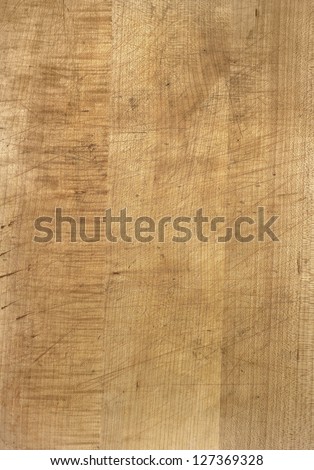full frame detail of a wooden cutting board