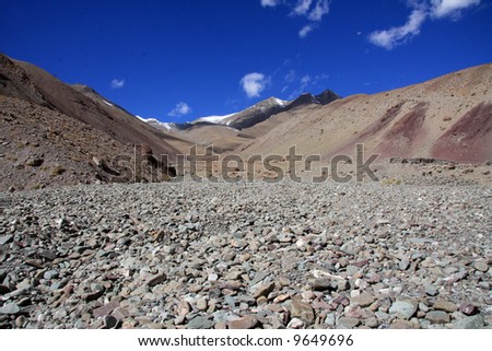Valley and Mountains - Himalayas, Mountain Climb- Stok Kangri (6,150m / 20,080ft), India