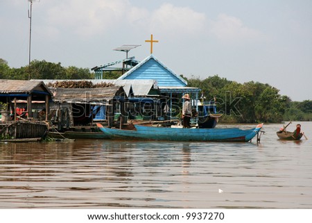 Floating House - Tonle Sap, Cambodia