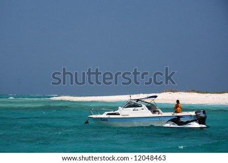 Power Boat - Nagannu Island , Okinawa, South Japan