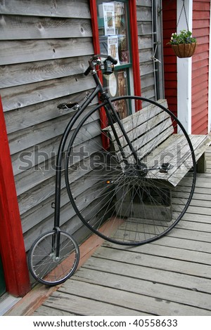 Penny Farthing Bike in Alaska, USA