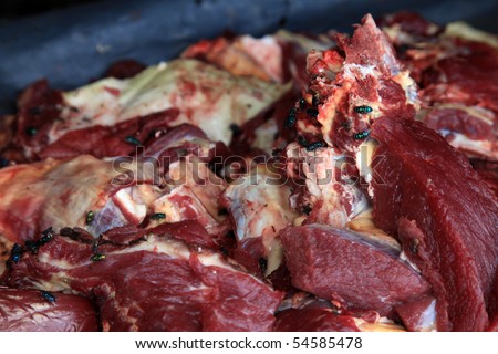Meat Market in Kabermaido, Eastern Uganda - The Pearl of Africa