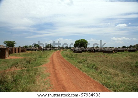 village in uganda
