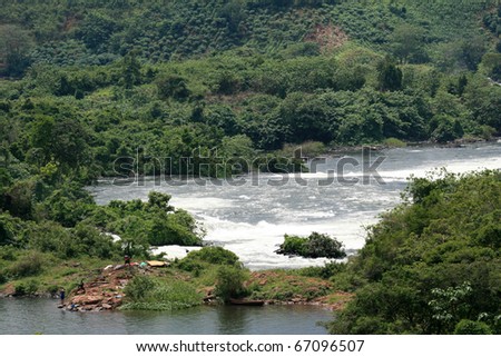 Nile River - Bujagali Falls + River in Uganda - The Pearl of Africa