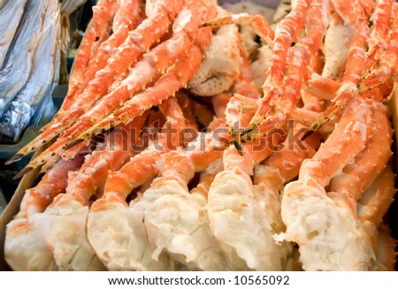 seafood - boiled claw of crab