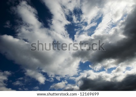 stock photo : Stormy sky background