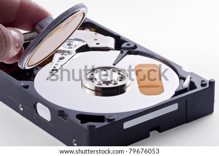 Hard Disk is sick, has a bad track and needs a doctor to retrive the stored information