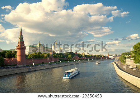 Kremlin\'s tower in Moscow. Russia