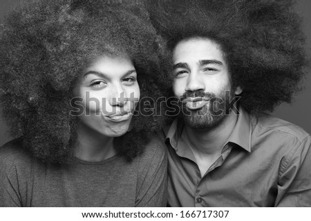 Beautiful black and white Couple