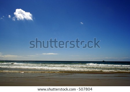sea, sky and sand