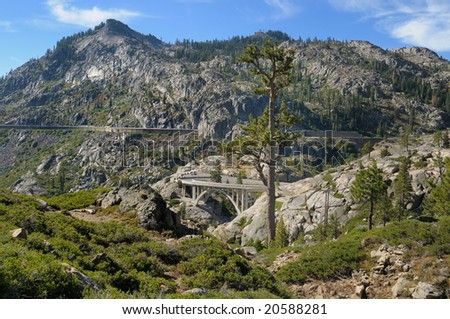 donner summit ca. bridge at Donner Pass, CA