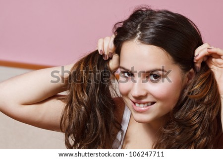 Are Pigtail girl with brown hair something Regret, that Pigtail girl with brown hair