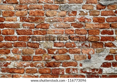 Old Red Brick Texture