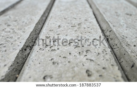 close up of precast concrete texture