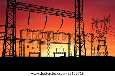 Transformer on Electricity Substation