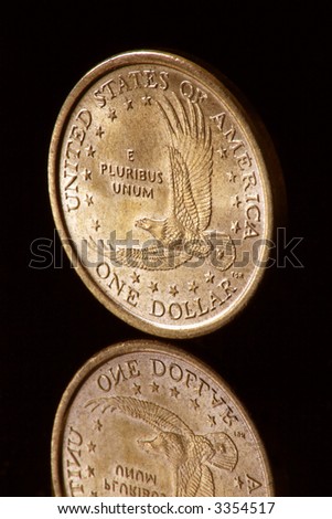 dollar coin image. One-dollar yearsus coins