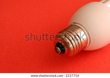 image of a power saving light bulb