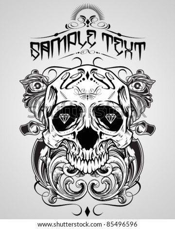 Logo Designshirt on Illustration   Skull T Shirt Design Logos   85496596   Shutterstock