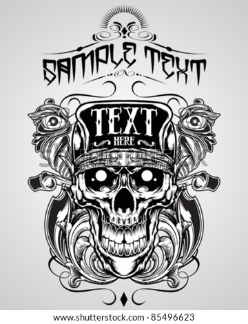 Logo Designshirt on Illustration   Skull T Shirt Design Logos   85496623   Shutterstock