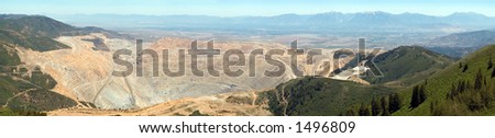 open pit copper mine