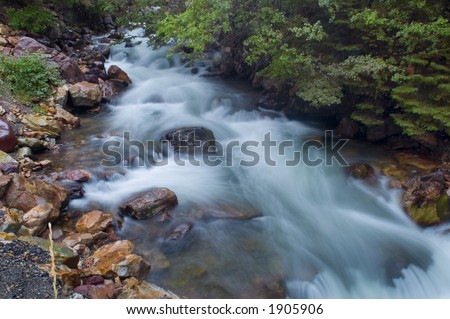 Mountain stream, Utah mountains