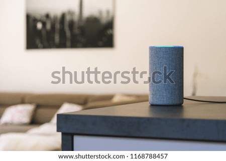 voice controlled speaker and personal Assistent at home