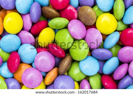 chocolate lentils smarties sweets colorful