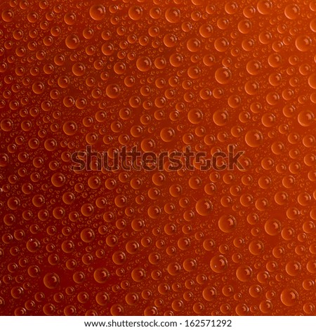 waterdrops on red dark gradient background