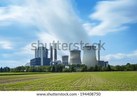 brown cole power station in weisweiler germany