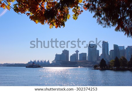 Downtown Vancouver, British Columbia, Canada and its business district/Vancouver, BC Business Section/Downtown Vancouver, British Columbia, Canada and its business district.