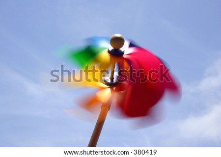 Toy Windmill in motion