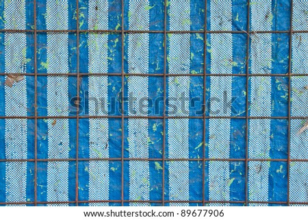 Plastic cover sheet, texture