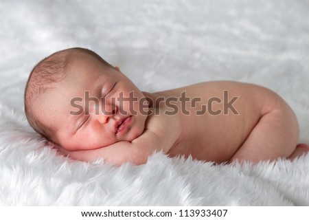 sleeping newborn