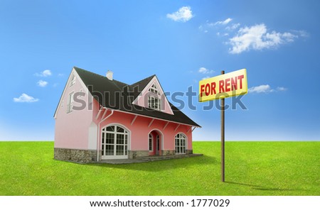 Dream home for rent. Real estate, realty.