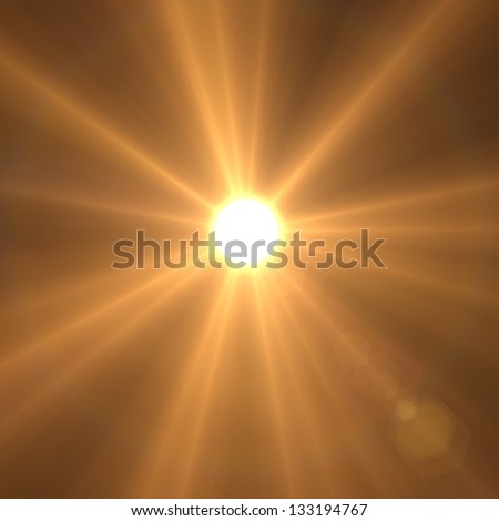 Abstract background lighting flare special effect