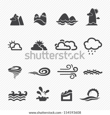 season icons isolated on white background season icons isolated on white background