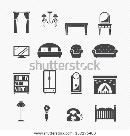 Furniture Icons set Furniture Icons set