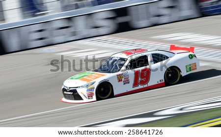 LAS VEGAS, NV - March 07: Mike Bliss at the NASCAR Boyd Gaming 300 Xfinity race at Las Vegas Motor Speedway in Las Vegas, NV on March 07, 2015
