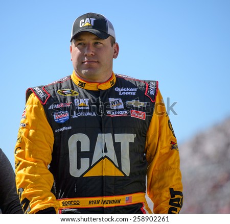 LAS VEGAS, NV - March 08: Ryan Newman at the NASCAR Sprint Kobalt 400 race at Las Vegas Motor Speedway on March 08, 2015