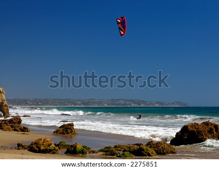 Kite Boarding in Malibu