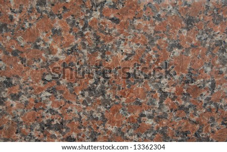 Texture of red granite