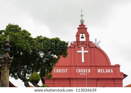 Christ Church in Malacca, Malaysia